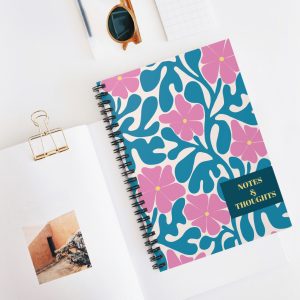 Bold Floral Spiral Notebook