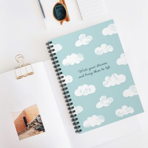 Dreamy Inspirational Spiral Notebook