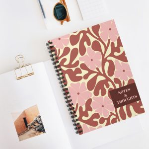 Bold Floral Spiral Notebook