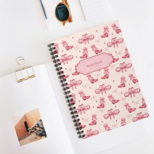 Feminine Coquette Cowgirl Spiral Notebook