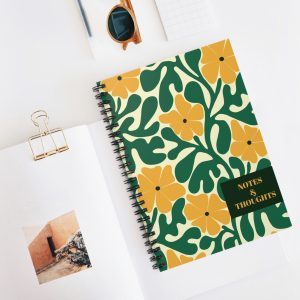 Bold Floral Spiral Notebook