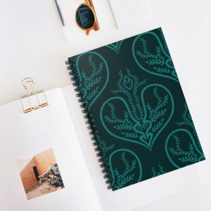 Botanical Heart Spiral Notebook